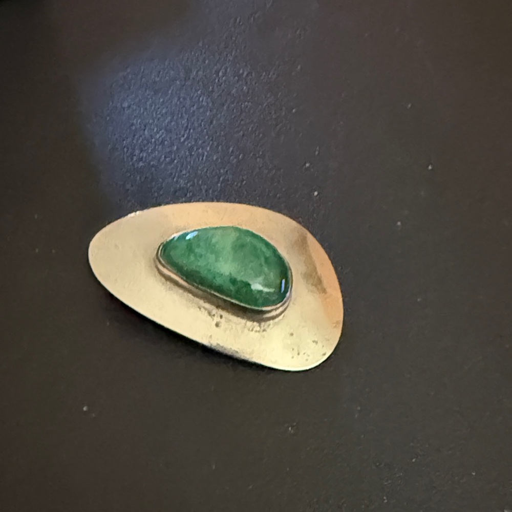 Sterling Silver & turquoise pin Israel